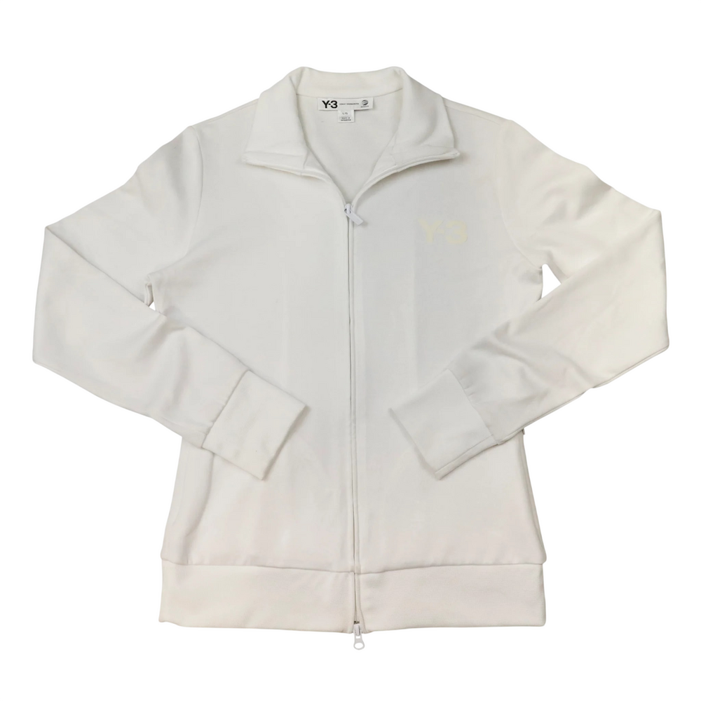Vintage Adidas Y-3 White ZIP Up Jacket (Some Stains) Size L